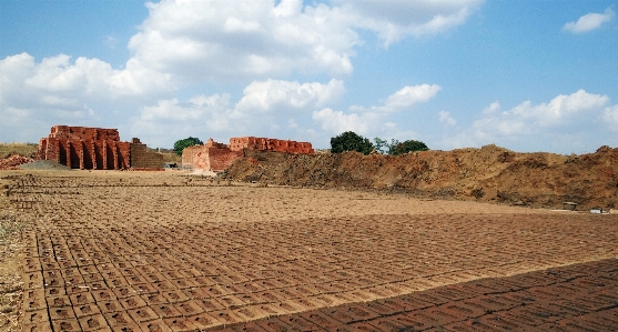 Arbeiten landschaft sand die architektur Foto