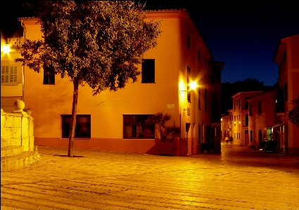 Foto Luz arquitetura estrada noite