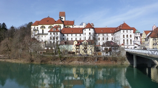 Town chateau river canal Photo