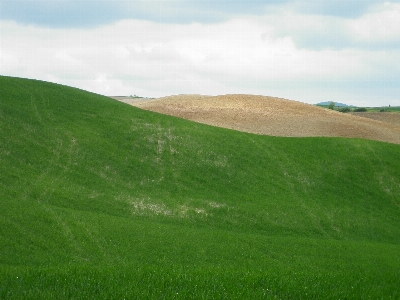 Foto Paisagem grama horizonte montanha