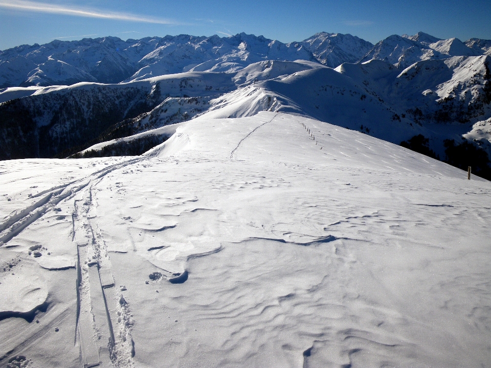 Montaña nieve invierno cordillera
