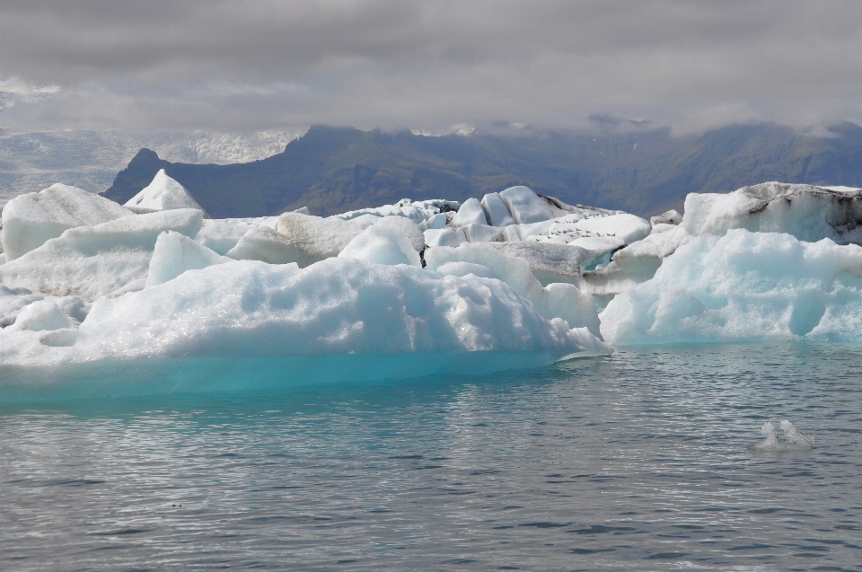 Ocean ice glacier iceland