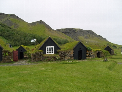 Landscape grass mountain farm Photo