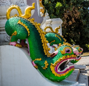 Amusement park art temple Photo