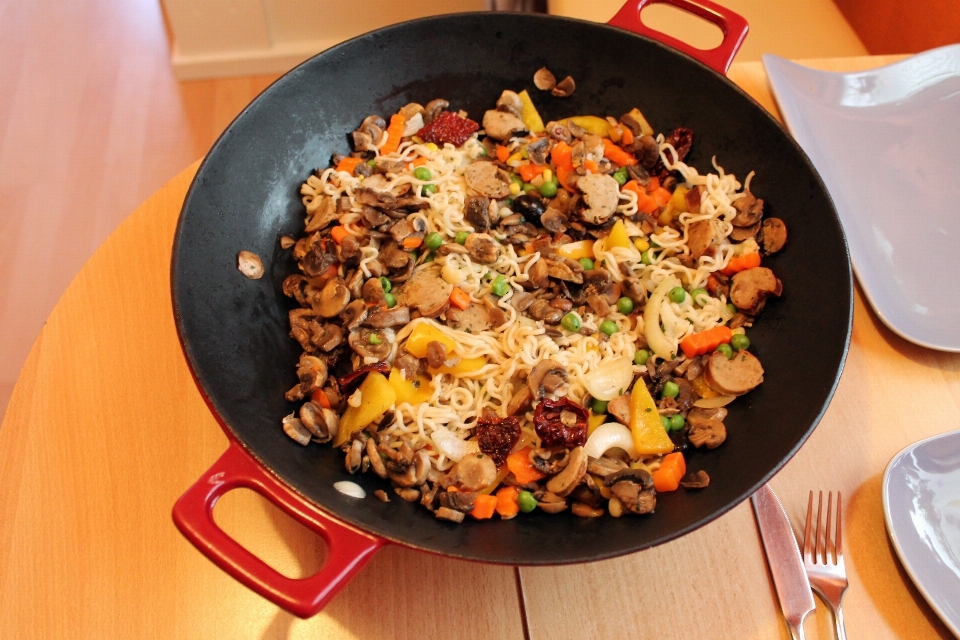 Plat repas nourriture chinois