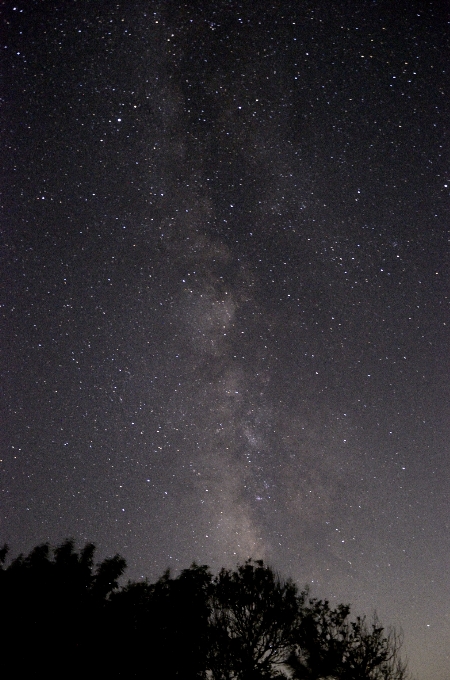 Gökyüzü gece yıldız samanyolu
