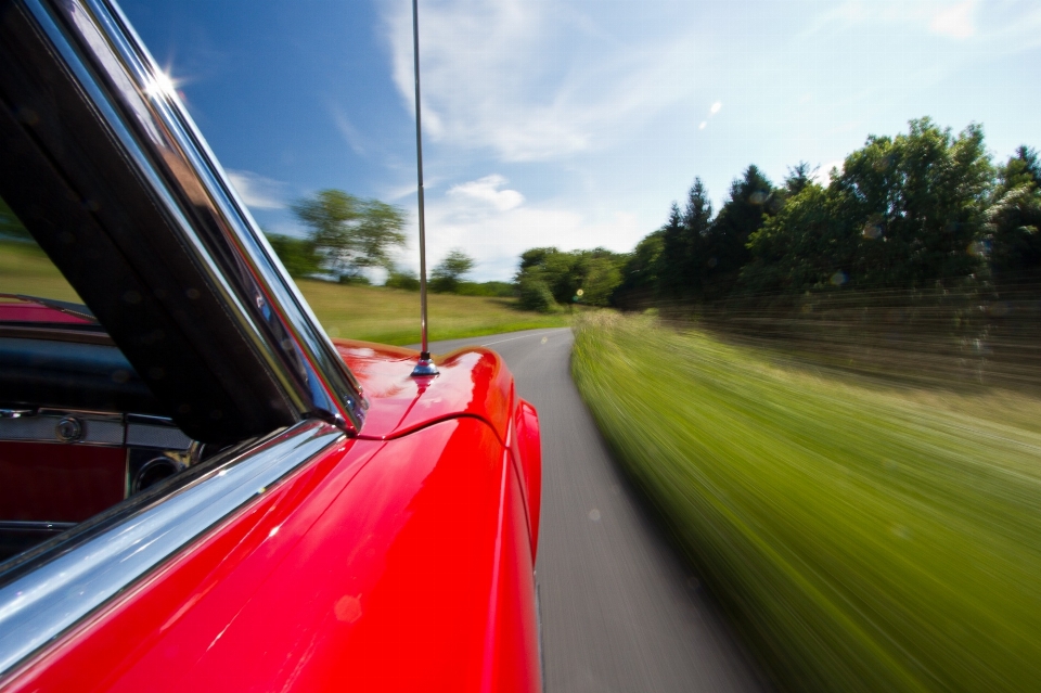 Landscape sky road car