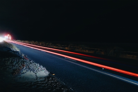 Light blur road traffic Photo