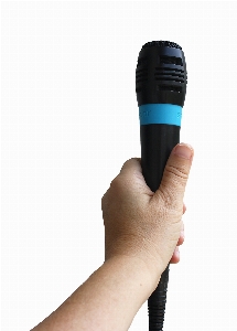 Hand technology finger microphone Photo