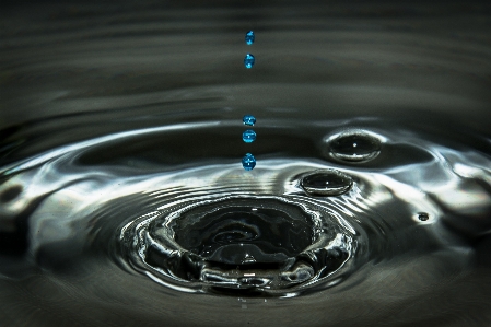 Water drop blur wheel Photo