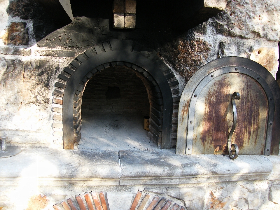 Velho túnel arco cozinha