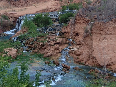 Nature waterfall river valley Photo