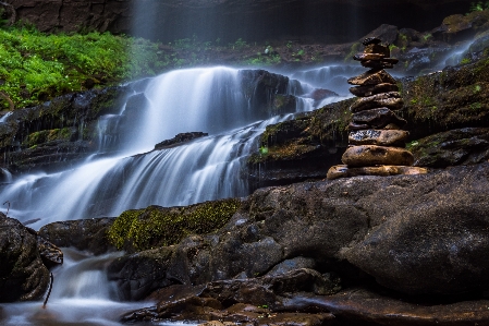 Landscape water nature rock Photo