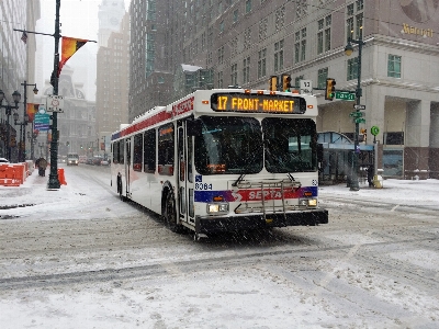 Snow traffic city urban Photo