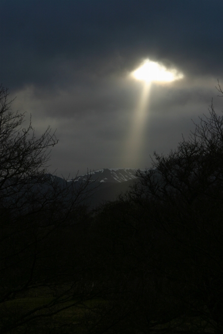 Nature mountain light cloud