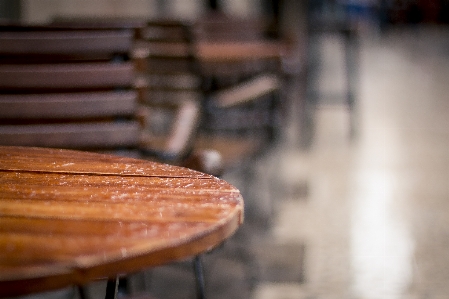 Photo Tableau bois pluie chaise