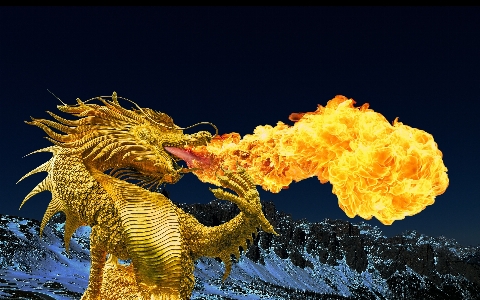 Thailand dragon screenshot golden Photo