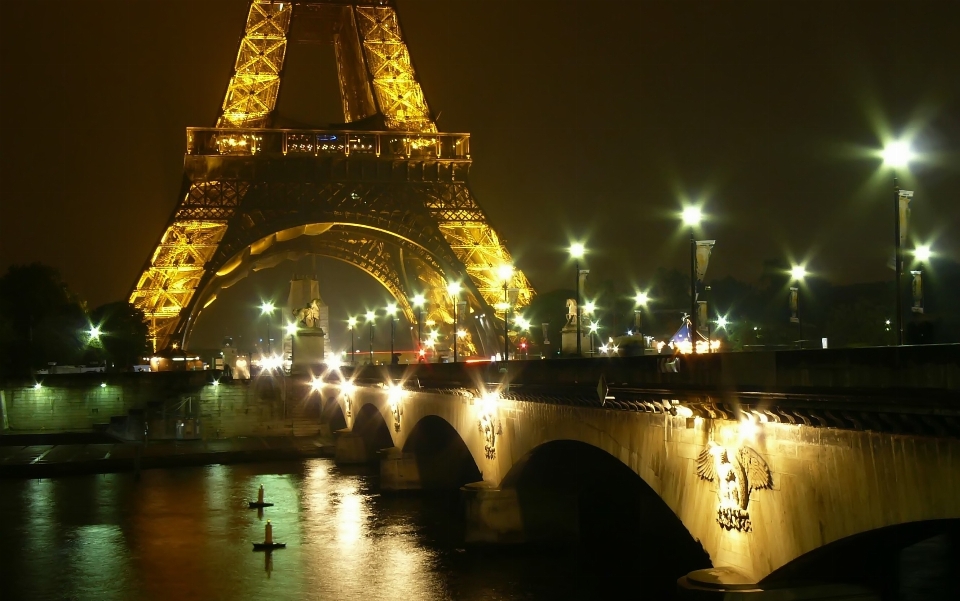 Eau lumière architecture pont