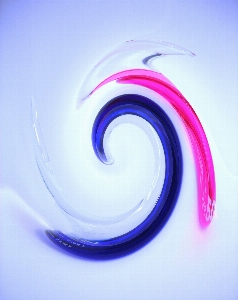 Foto Mão espiral aceno roxo