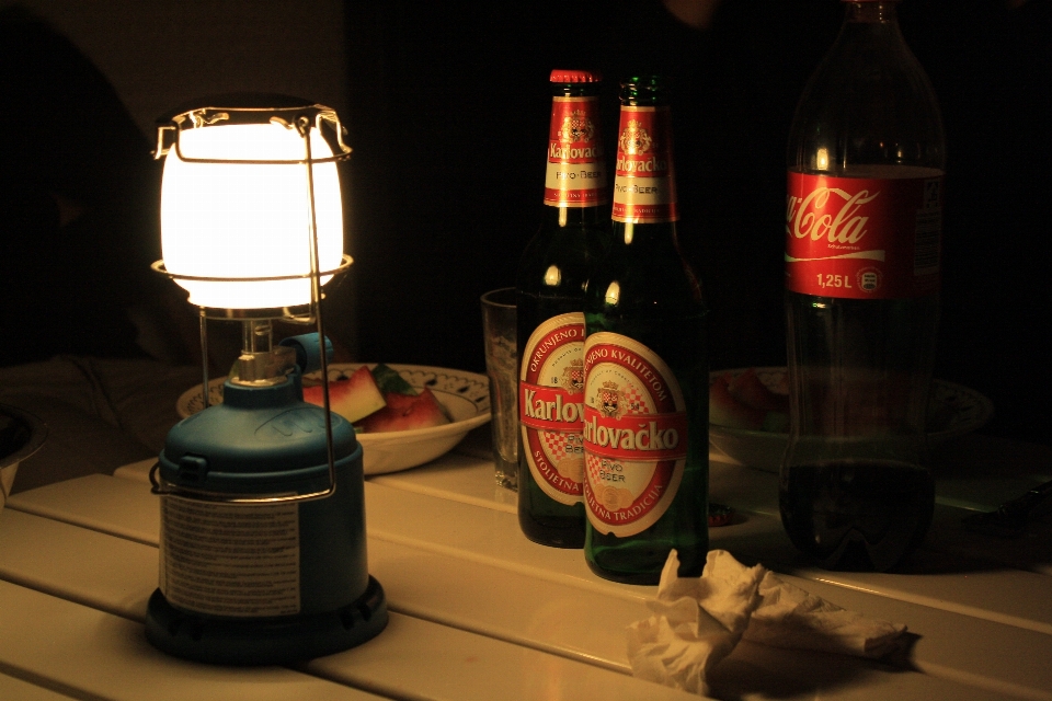 Light evening drink bottle