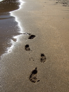 Foto Pantai lanskap laut pesisir