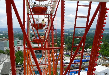 Technology recreation red ferris wheel Photo