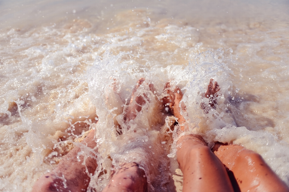 Praia mar água areia