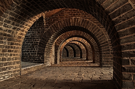 Architecture wall stone tunnel Photo