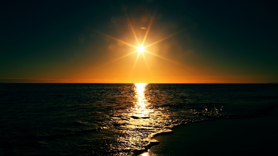 Strand meer ozean horizont