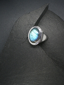 Ring blue material circle Photo