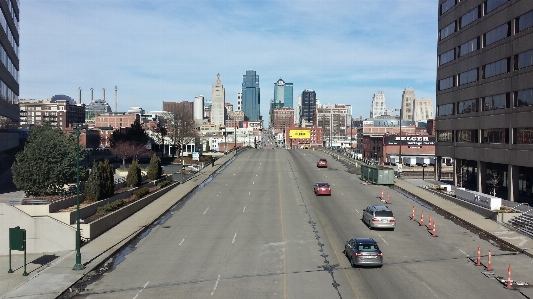 Pedestrian architecture road skyline Photo