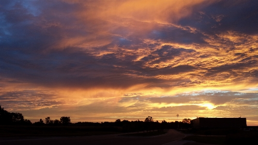 Horizon cloud sky sun Photo