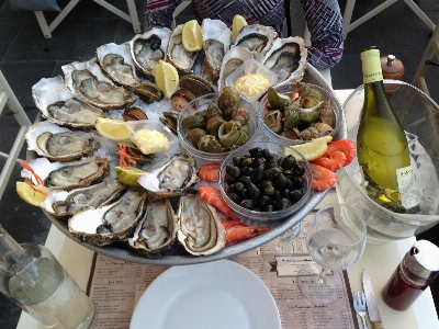 Restaurant frankreich gericht mahlzeit Foto