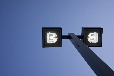 Light sky pole lantern Photo