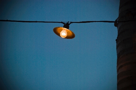 Light sky bulb blue Photo