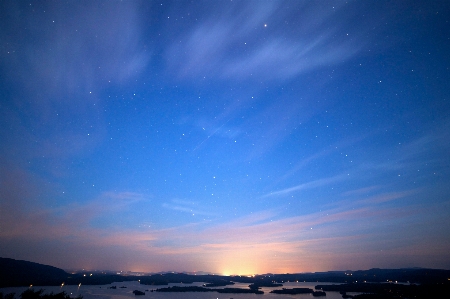 Sea ocean horizon cloud Photo