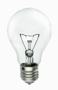 Light glass bulb lamp Photo