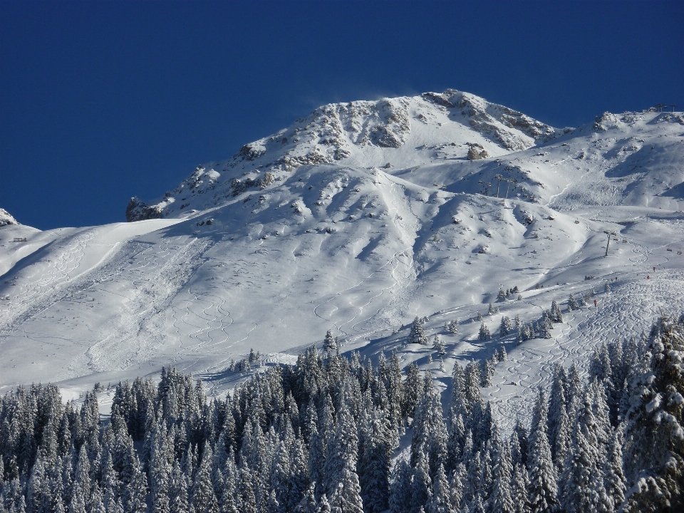 Natur berg schnee winter