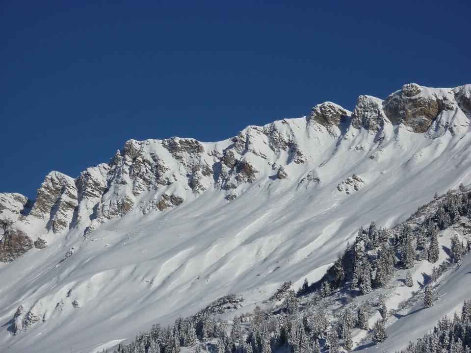 Natur berg schnee winter