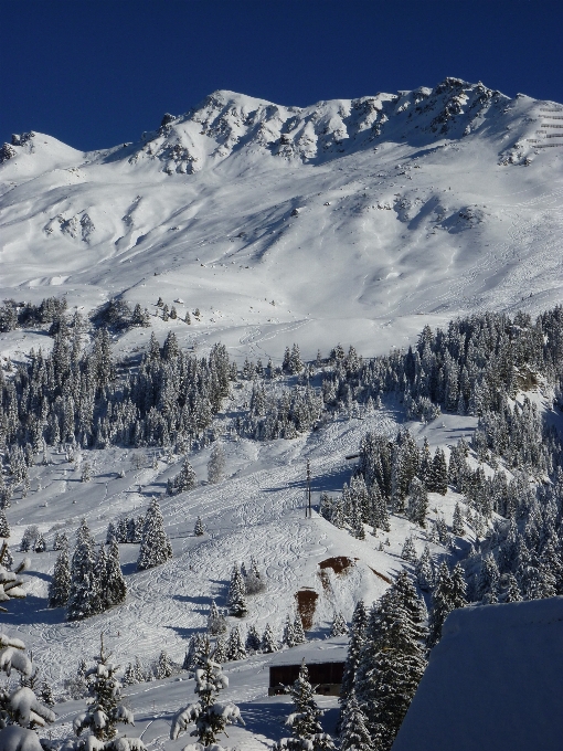 Naturaleza montaña nieve invierno