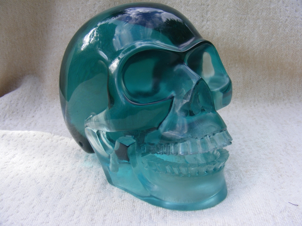 Natur glas blau korn
