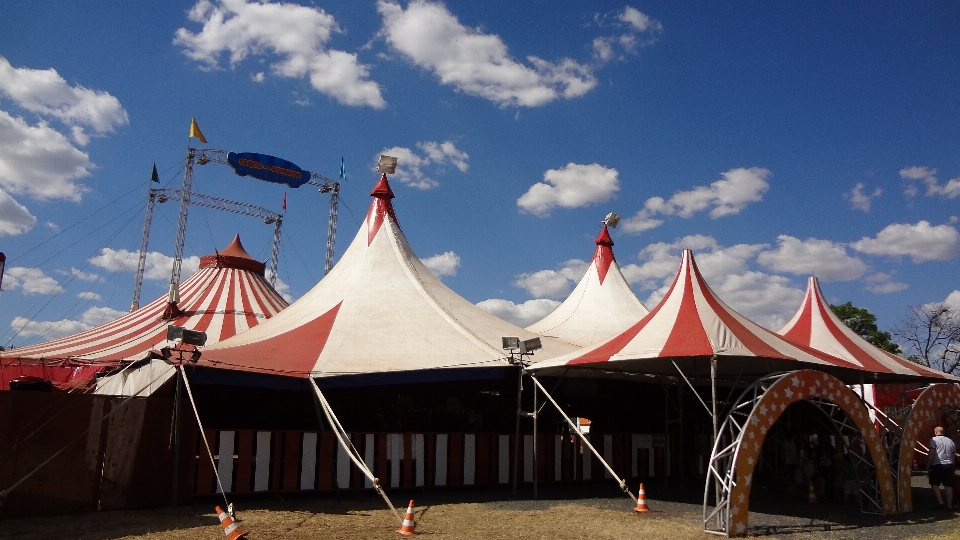 Tent clown festival fun