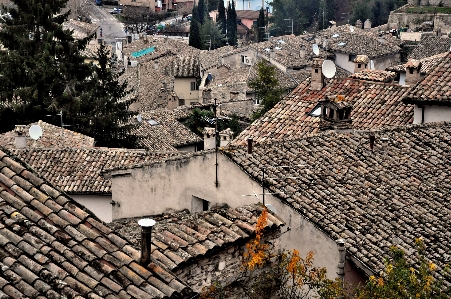 Stadt dach wand dorf Foto