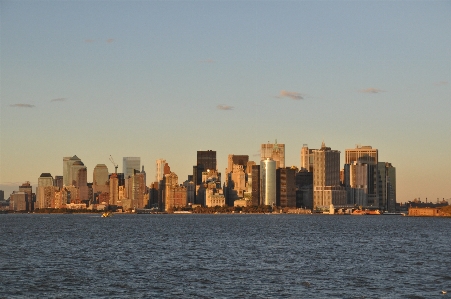 Sea horizon sunset skyline Photo