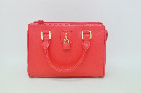 Leder rot tasche rosa Foto