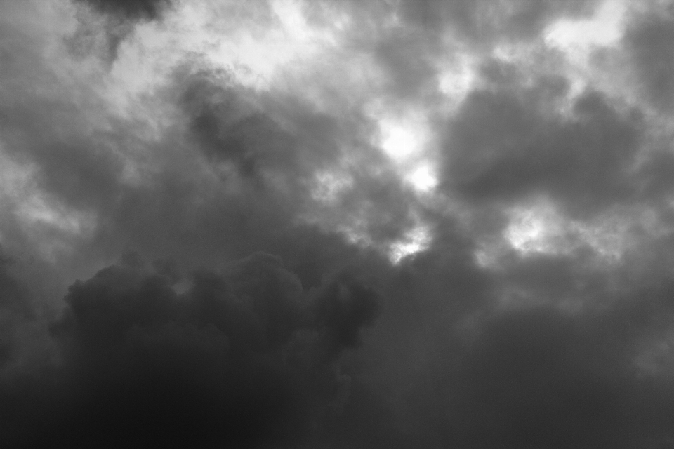 Nature cloud black and white sky