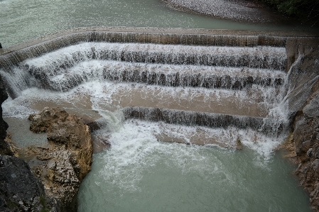 Water waterfall snow winter Photo