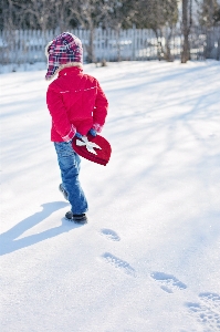 Snow winter boy kid Photo