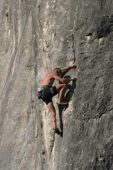 Rock avventura ricreazione arrampicata