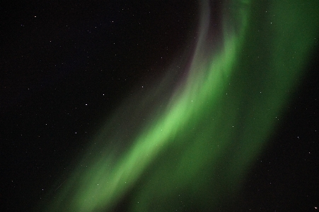 Light atmosphere green aurora Photo